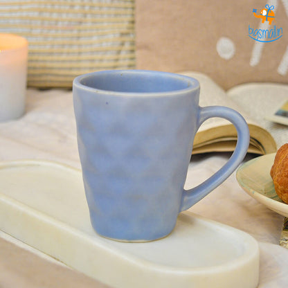 Sky Blue Textured Mug