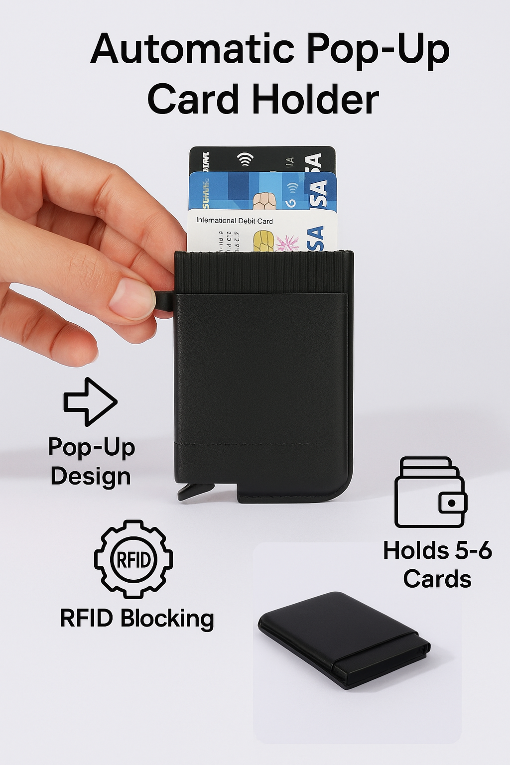 Automatic Pop-up Card Holder