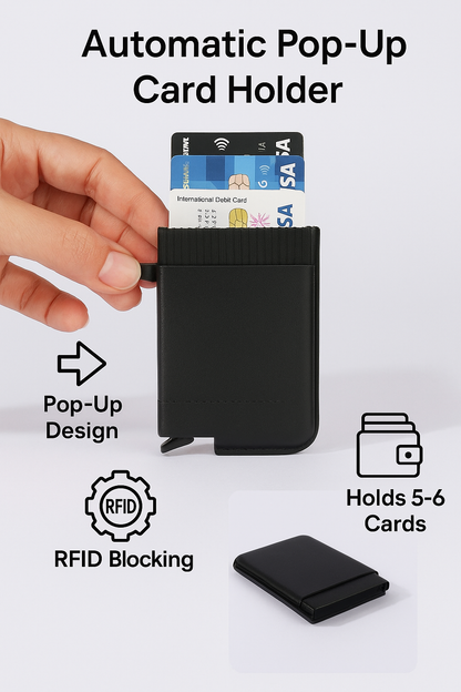 Automatic Pop-up Card Holder