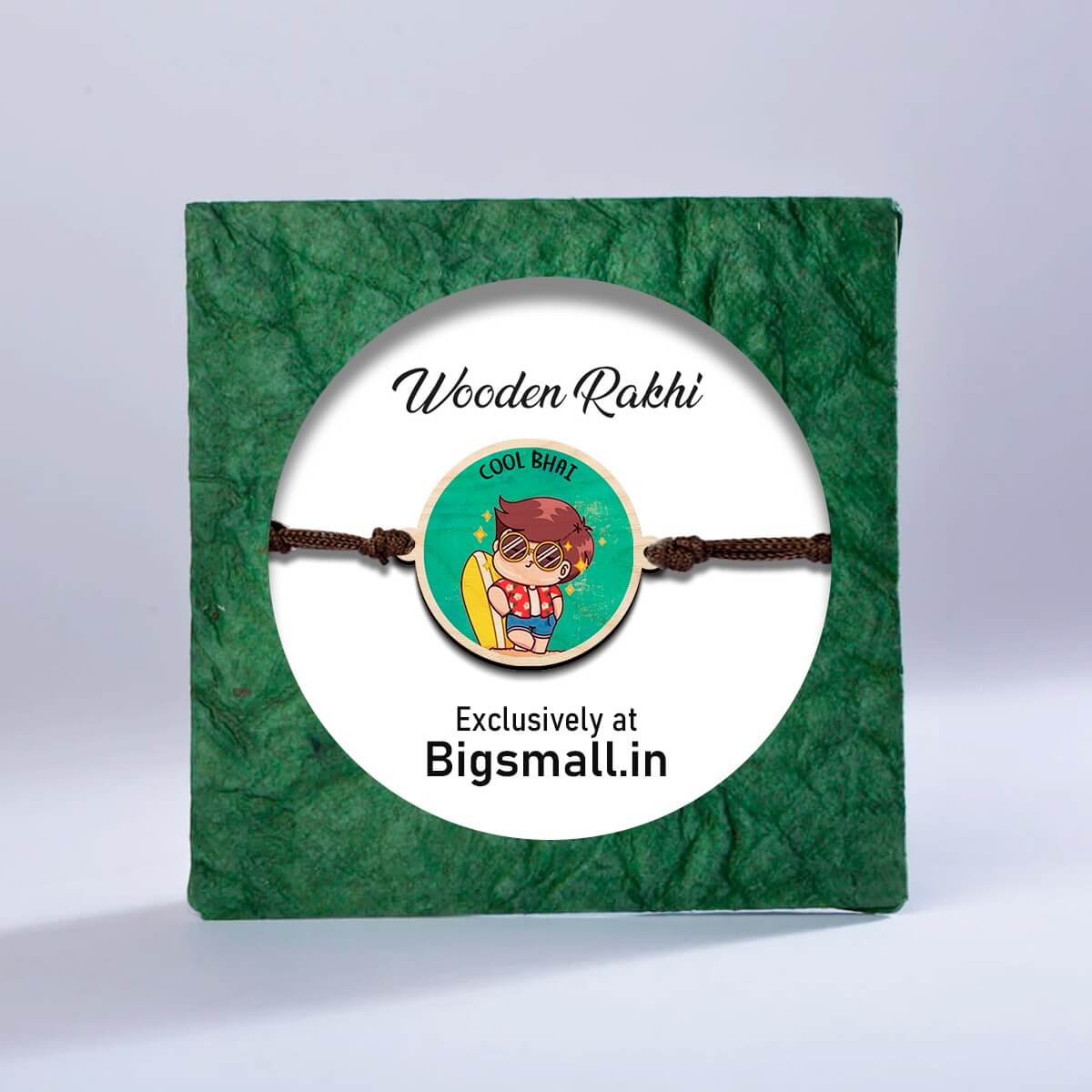 Cool Bhai Wooden Rakhi
