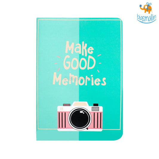 Make Good Memories Ruled Notebook