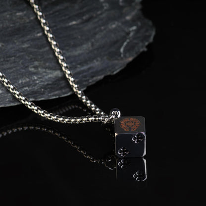 Dice Charm With Chain