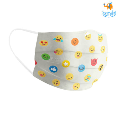 Emojis Cotton Mask With Filter