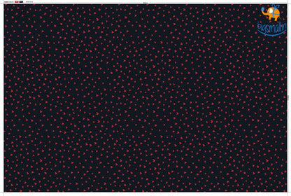 Mini Hearts Gift Wrapping Paper Roll