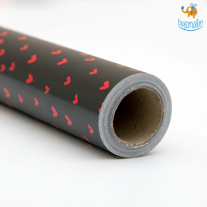 Mini Hearts Gift Wrapping Paper Roll
