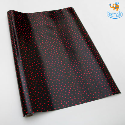 Mini Hearts Gift Wrapping Paper Roll