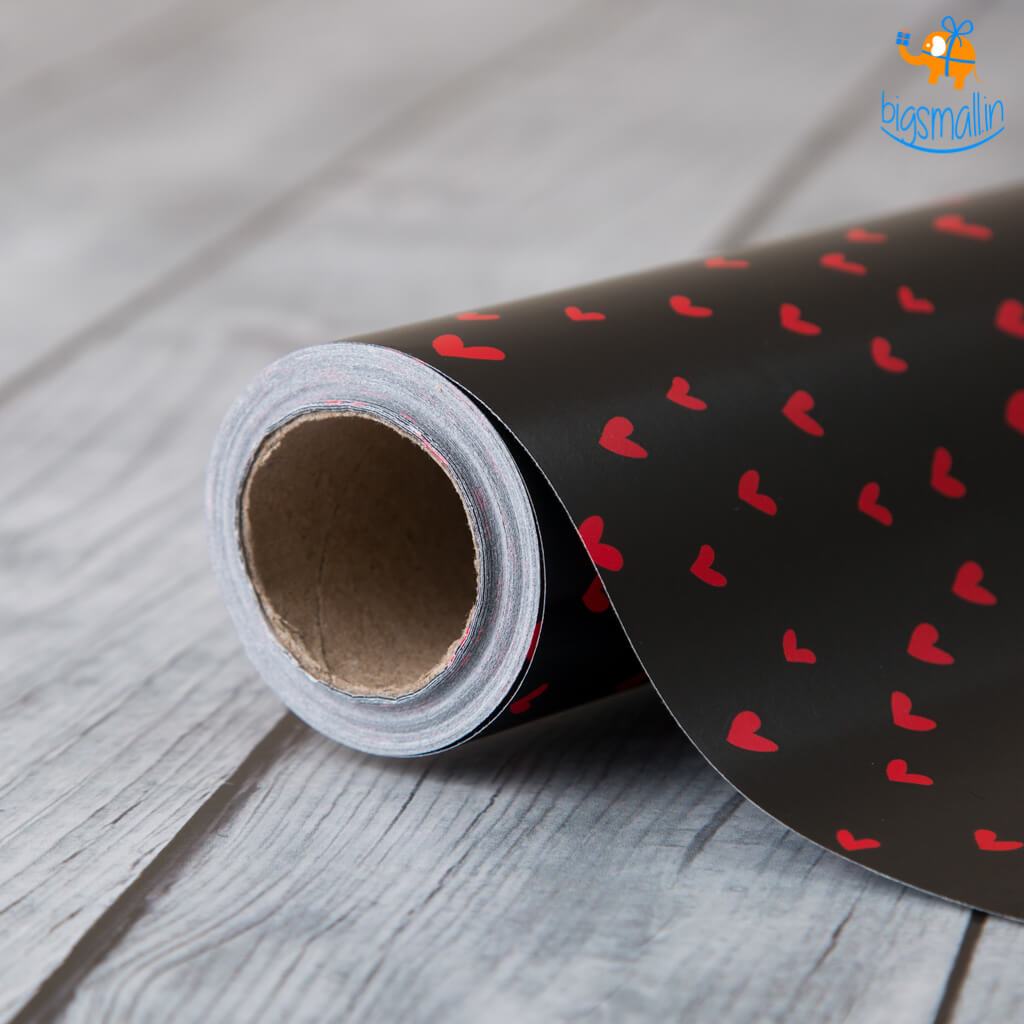 Mini Hearts Gift Wrapping Paper Roll