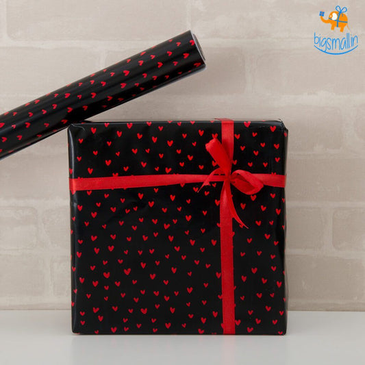 Mini Hearts Gift Wrapping Paper Roll