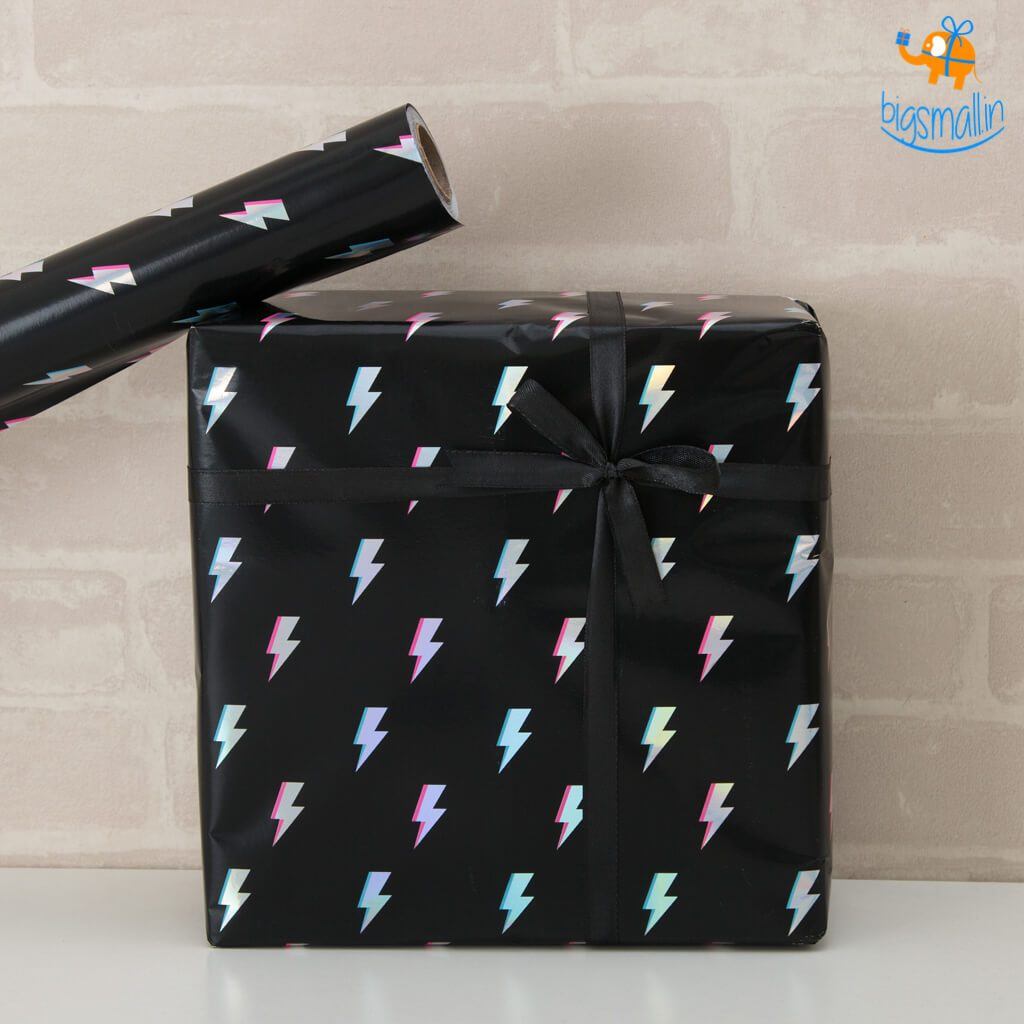 Lightning Flash Gift Wrapping Paper Roll