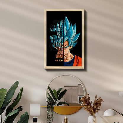 Son Goku Wooden Wall Art