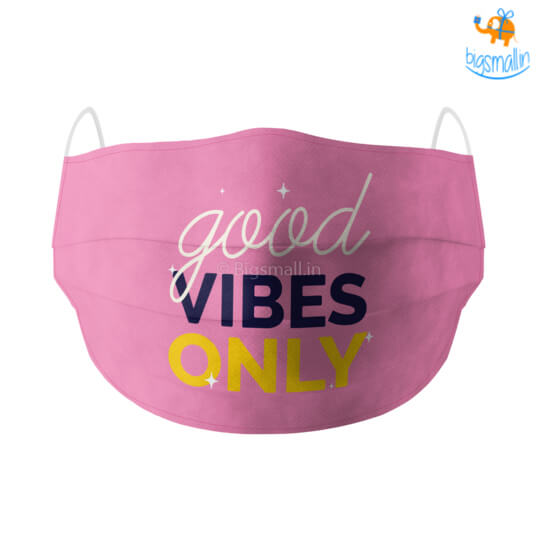 Good Vibes Cotton Mask With Filter