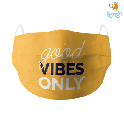 Good Vibes Cotton Mask With Filter