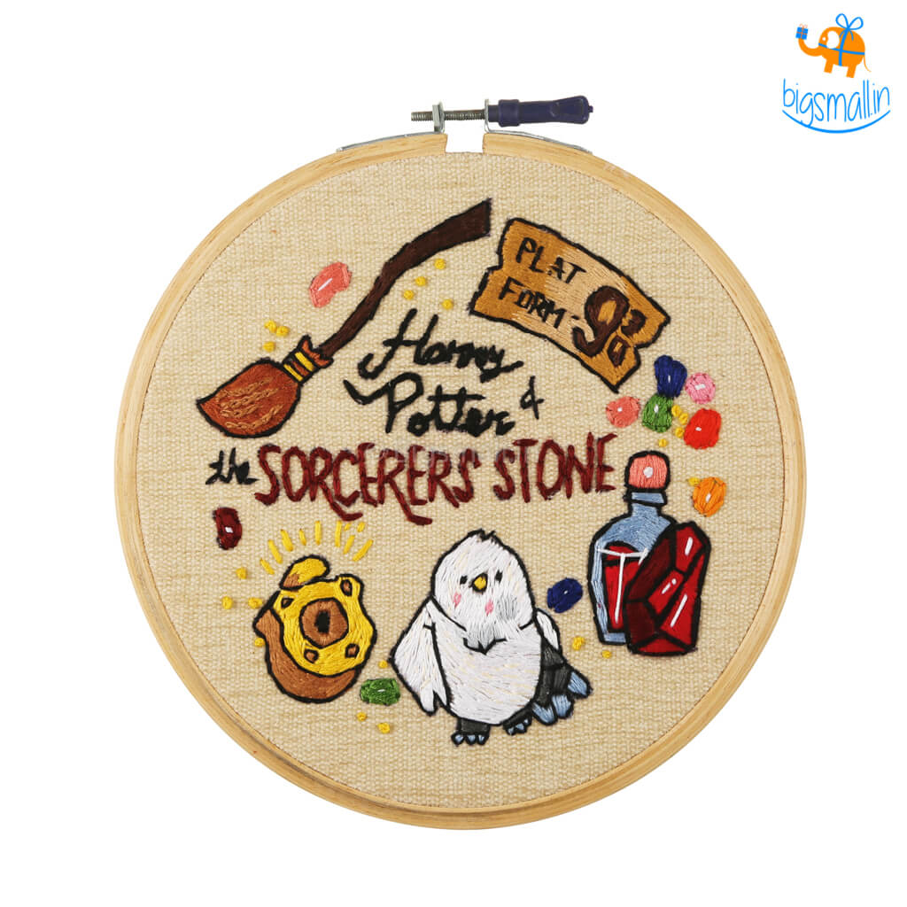 Harry Potter Embroidery Hoop Art