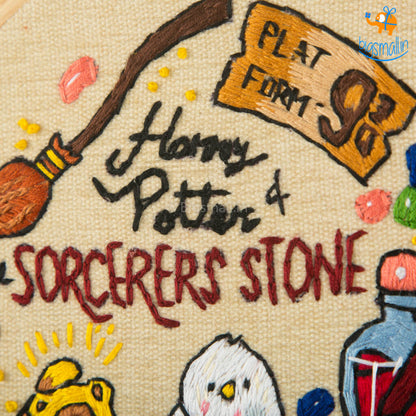 Harry Potter Embroidery Hoop Art
