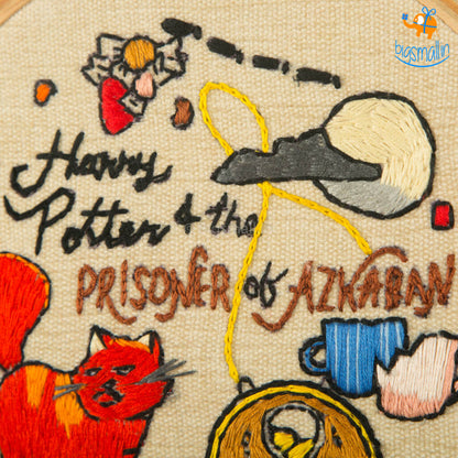 Harry Potter Embroidery Hoop Art