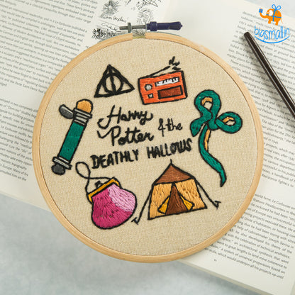Harry Potter Embroidery Hoop Art