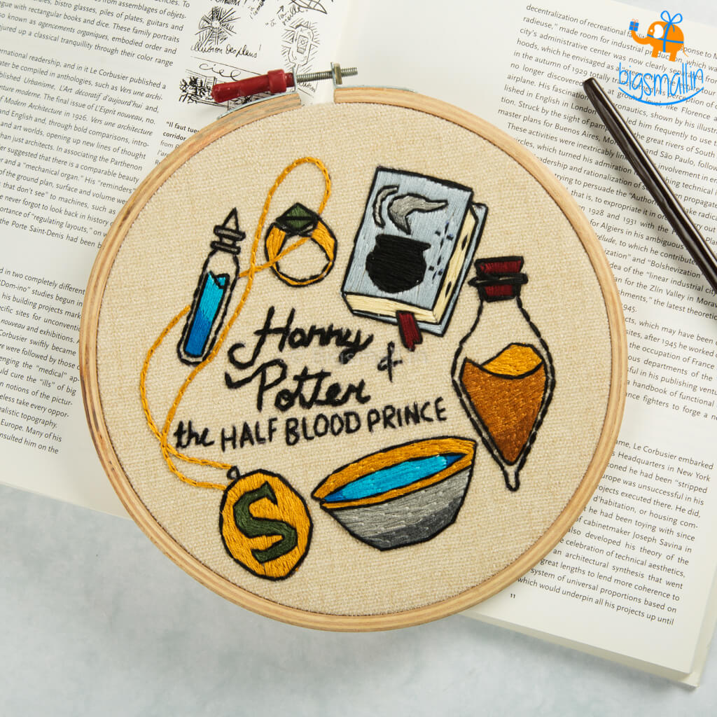 Harry Potter Embroidery Hoop Art