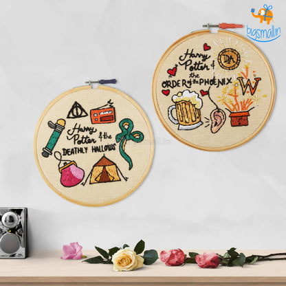 Harry Potter Embroidery Hoop Art