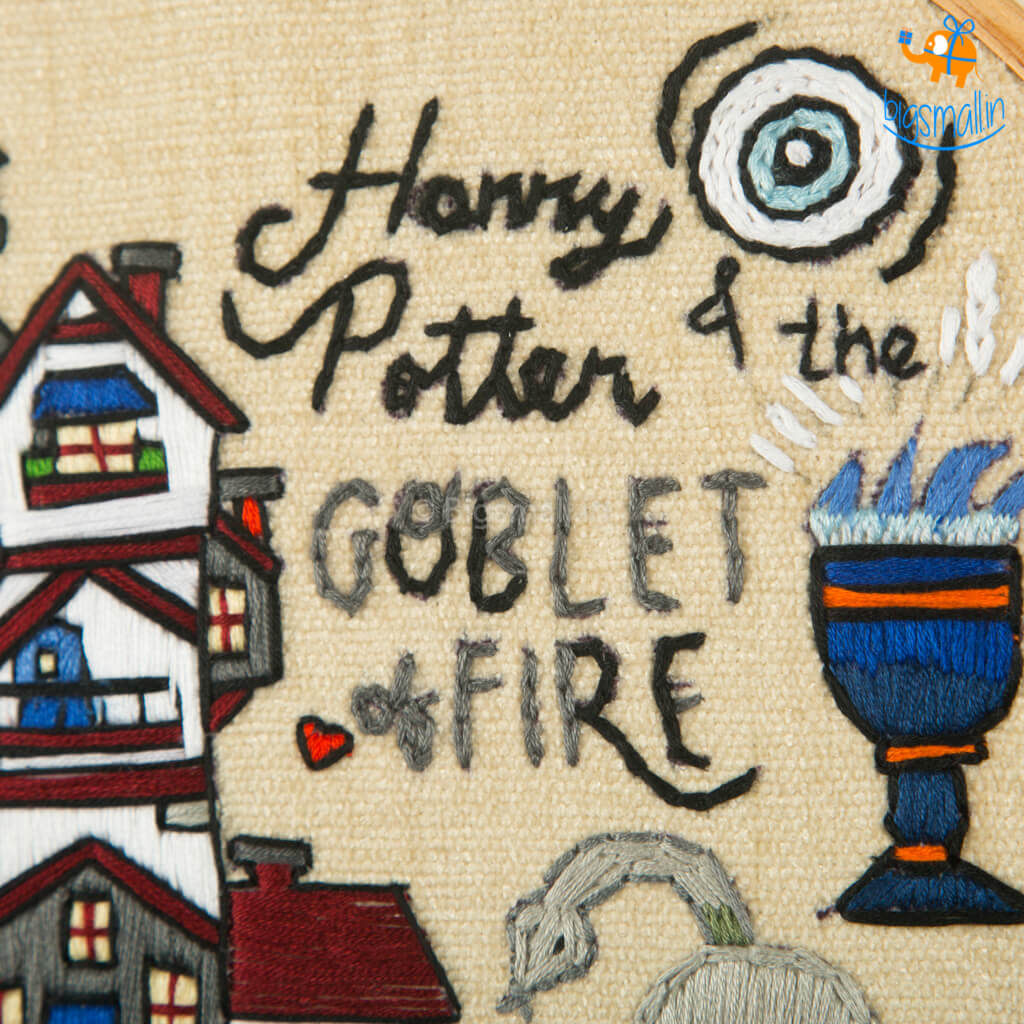 Harry Potter Embroidery Hoop Art