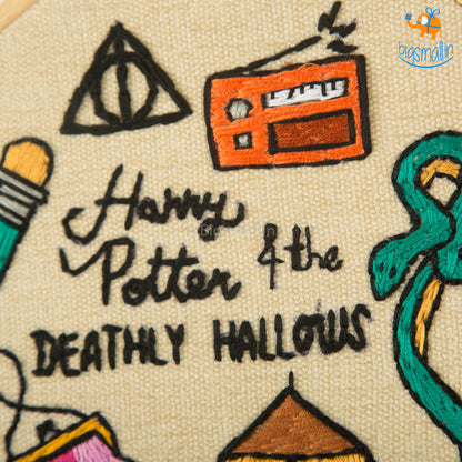 Harry Potter Embroidery Hoop Art