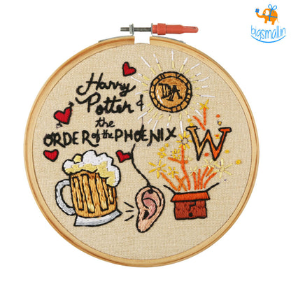 Harry Potter Embroidery Hoop Art