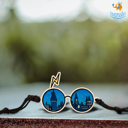 Hogwarts Wooden Rakhi