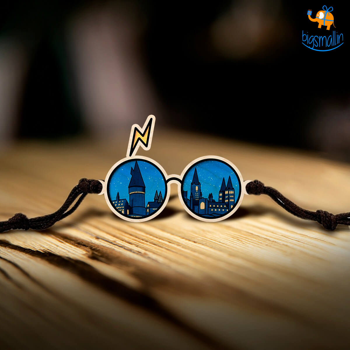 Hogwarts Wooden Rakhi