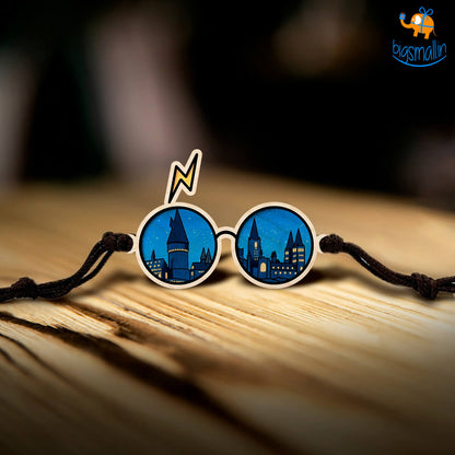 Hogwarts Wooden Rakhi