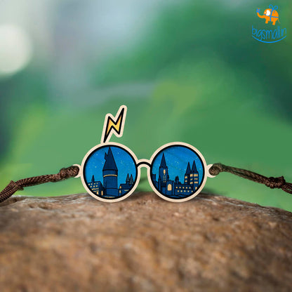 Hogwarts Wooden Rakhi