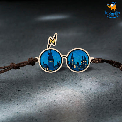 Hogwarts Wooden Rakhi