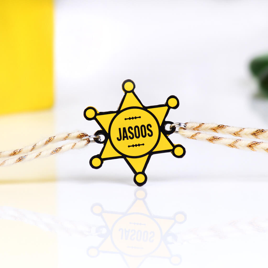 Jasos Metallic Unique Rakhi for Brother