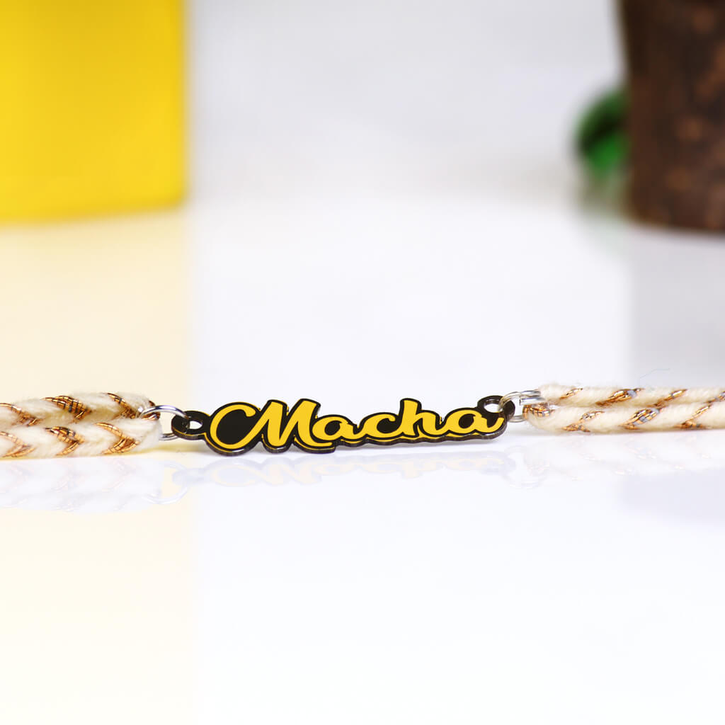 Macha Metallic Rakhi