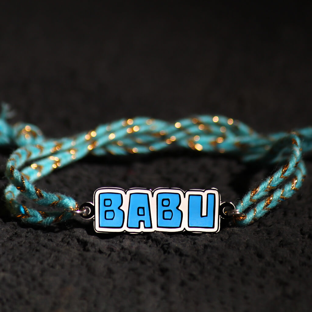 Babu Metallic Rakhi for Raksha Bandhan