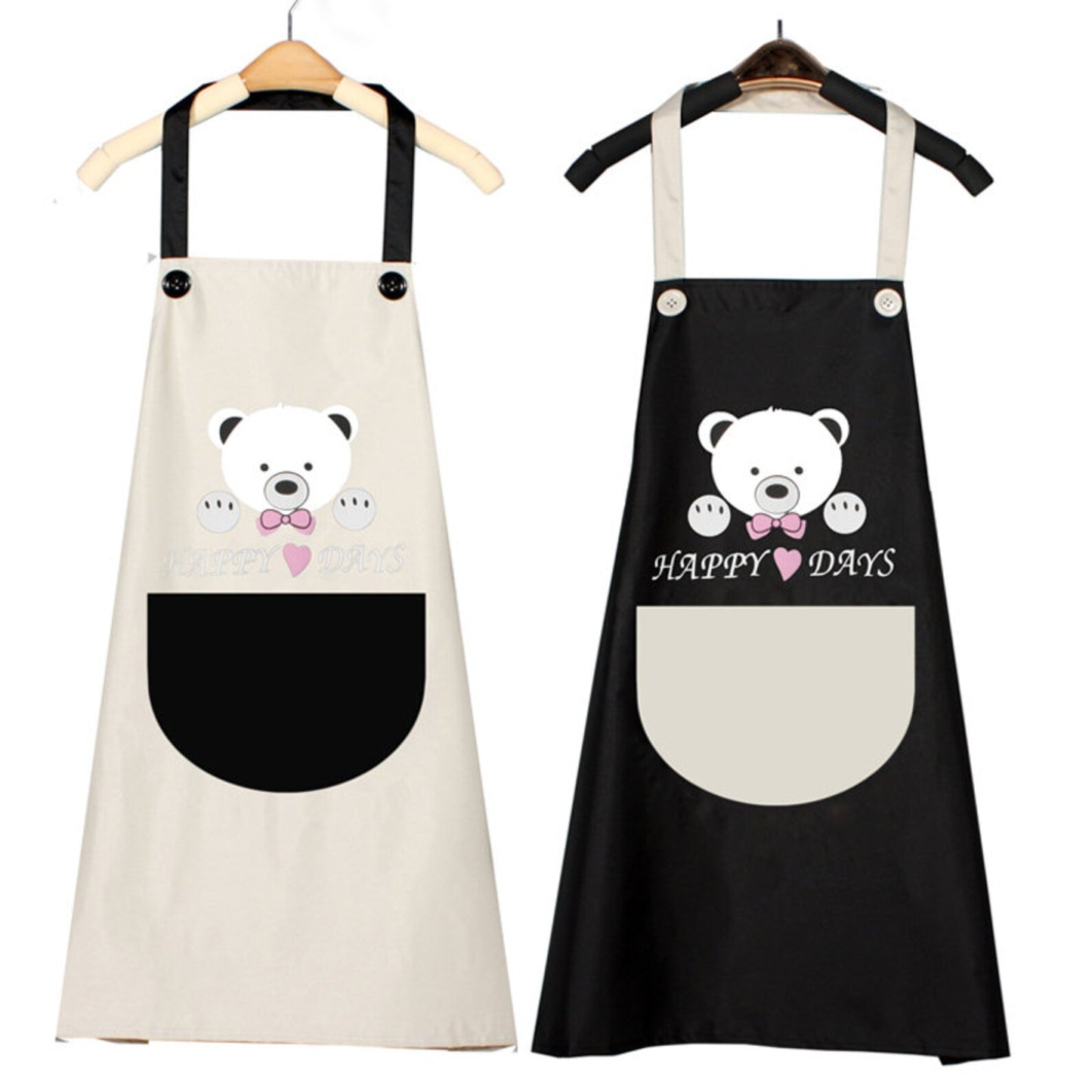 Clearance: Adult Apron, Bear Apron, Waterproof Apron, Oilproof Apron, Kitchen Apron, Glossy Oilcloth