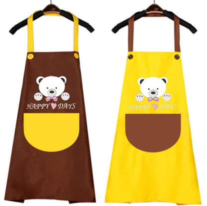 Clearance: Adult Apron, Bear Apron, Waterproof Apron, Oilproof Apron, Kitchen Apron, Glossy Oilcloth