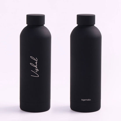 Linear Black Bottle