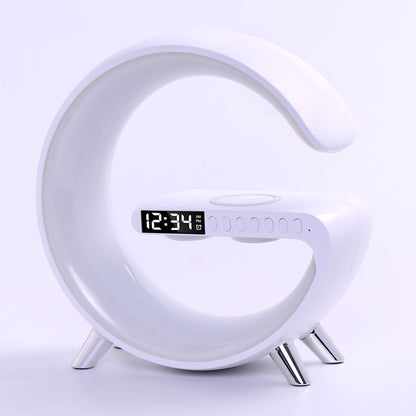 G Lamp with Speaker, Clock and Wireless Charger