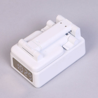 4 in 1 Speaker & Wireless Charger with Clock & Phone Holder