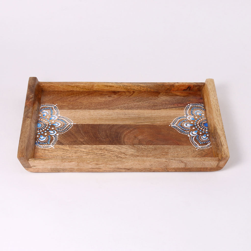 Mandala Wooden Tray Set