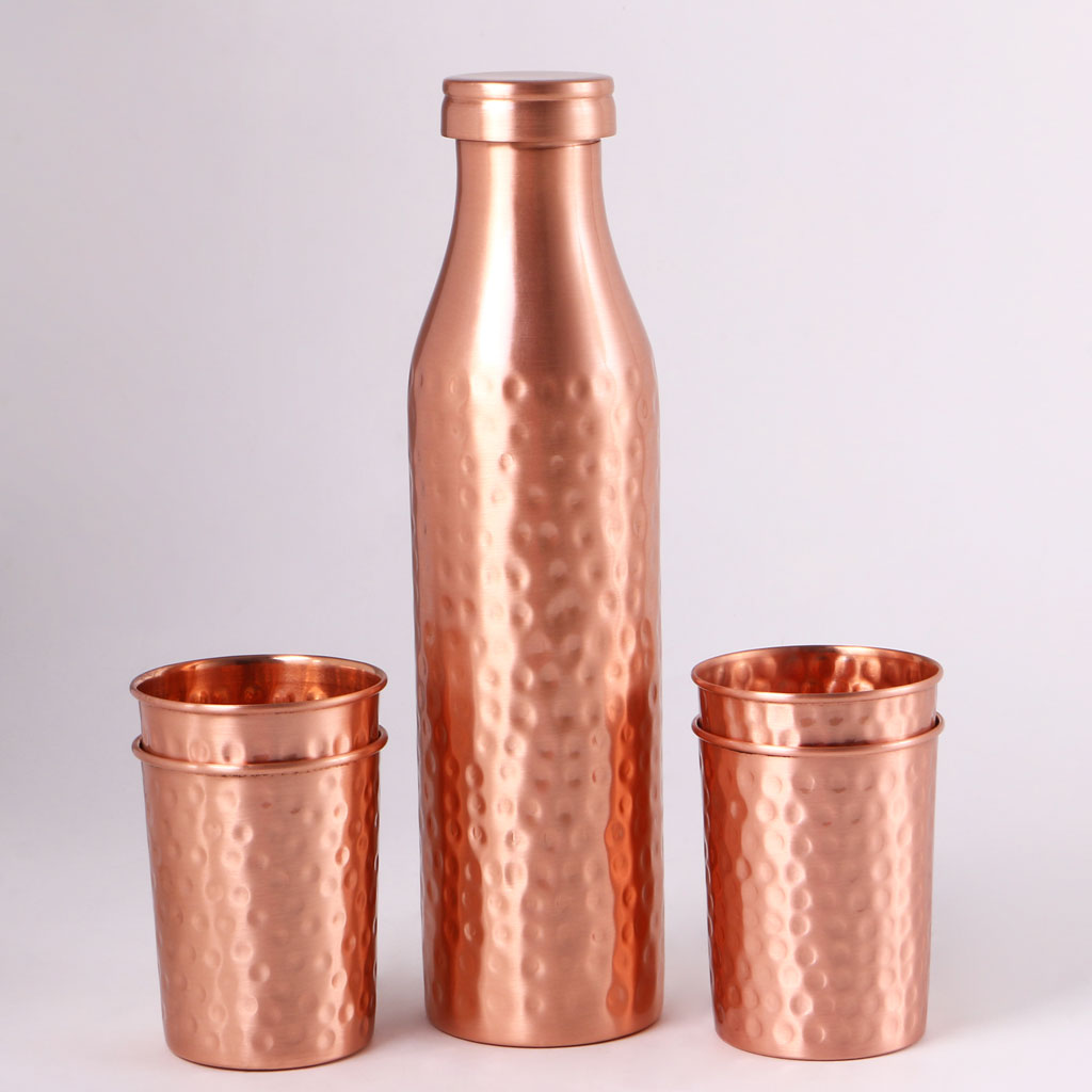 Aurum Elixir Copper Bottle Set