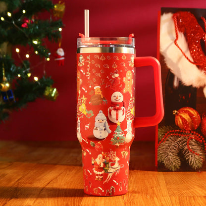Festive Christmas Flask