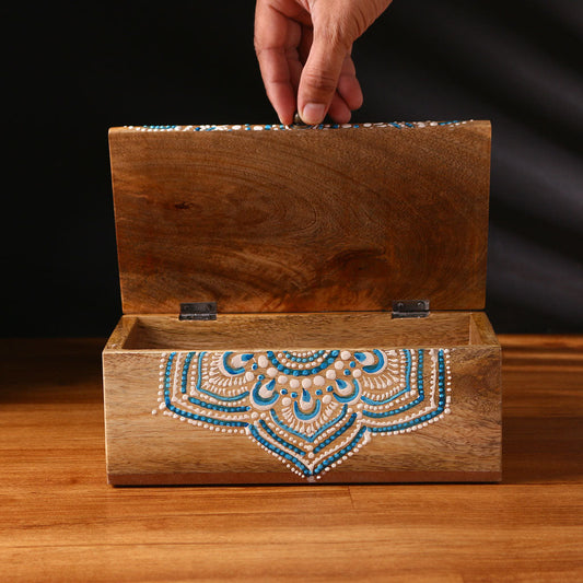 Mandala Wooden Storage Box