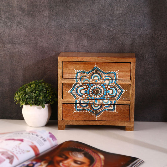 Mandala Wooden Drawer