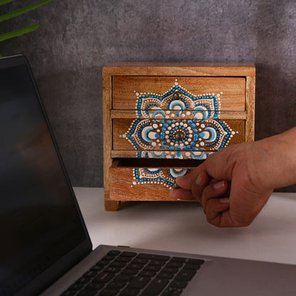 Mandala Wooden Drawer