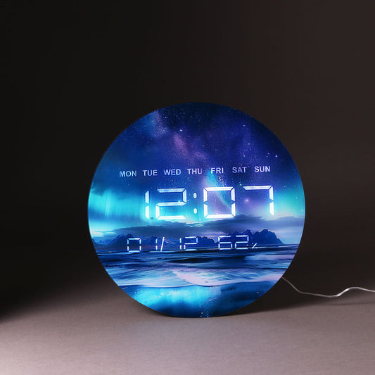 Bigsmall Northern Lights Clock