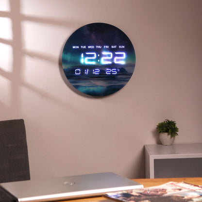 Bigsmall Northern Lights Clock