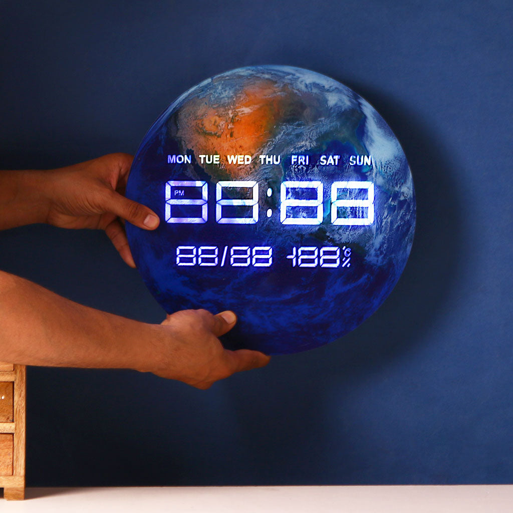Bigsmall EarthGlow - Digital Clock