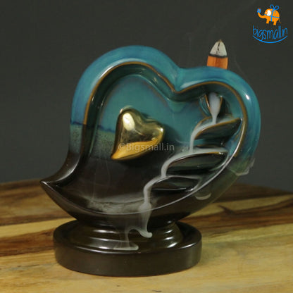Heart-Shaped Backflow Incense Burner