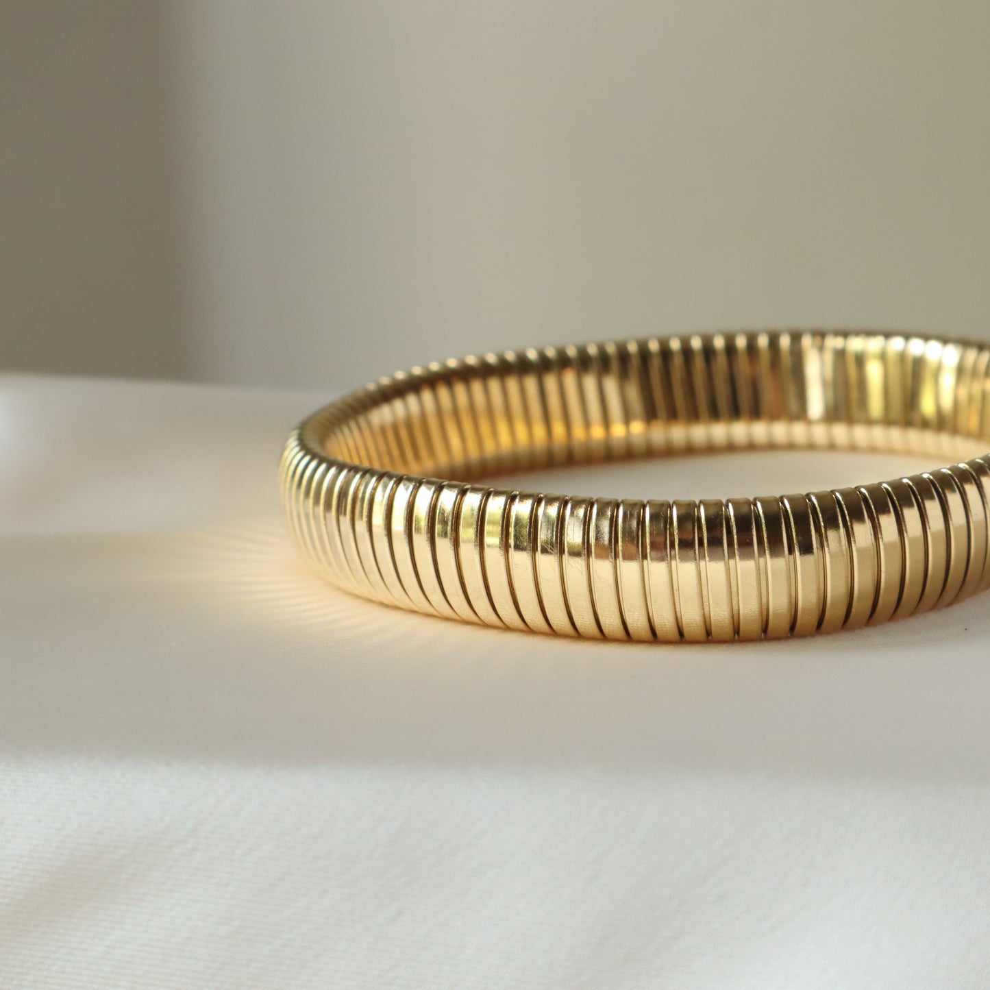 Berlin at Night 18K Gold Plated Bangle