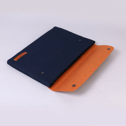 Leather & Canvas Laptop Sleeve